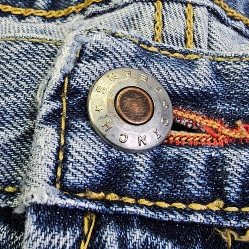 Cinch Mens MB92834003 Straight Leg Blue Denim Jeans 34x38 Medium Wash Cowboy - Picture 7 of 16